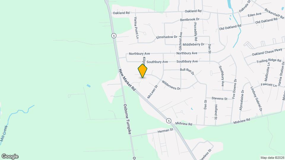 1124 Lovey Ln Map and Location Details