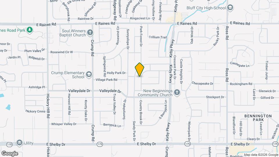 4405 Indian Trail Dr Mapa y Detalles de la Ubicación