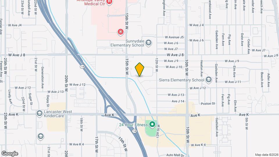 43858 Rimvale Ave Mapa y Detalles de la Ubicación