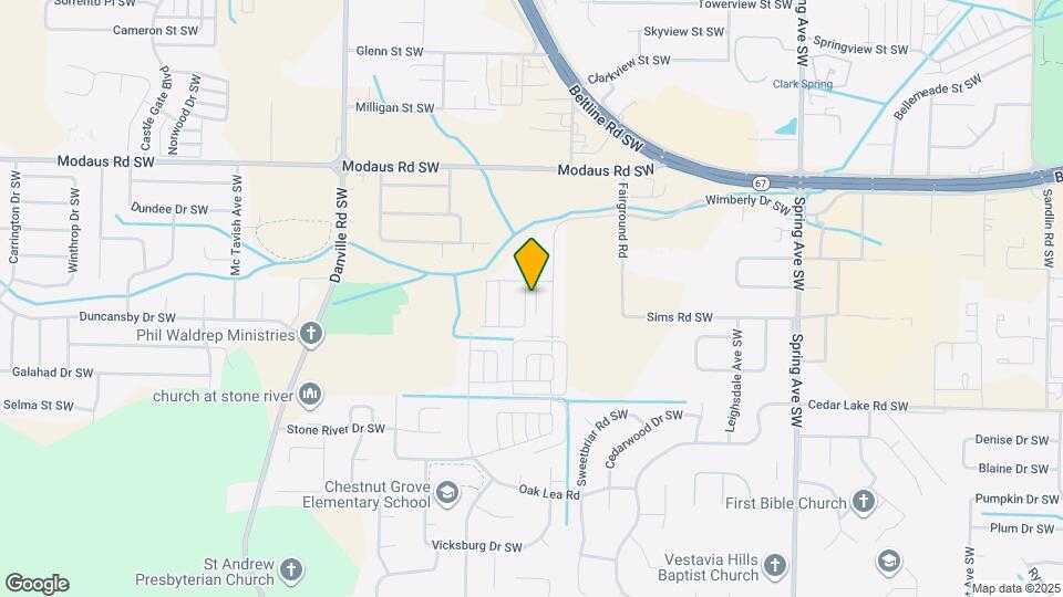 2916 McDonald Dr SW Map and Location Details