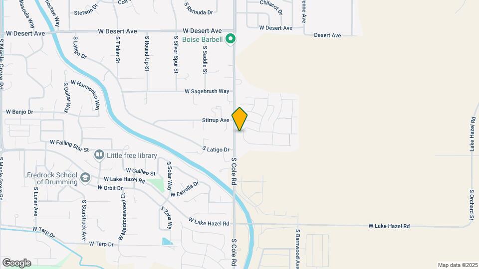 7380 W Coho Dr Map and Location Details