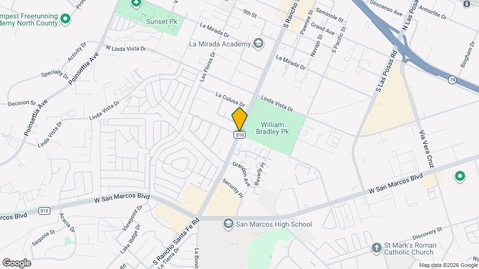 Rancho Santa Fe Village Map and Location Details