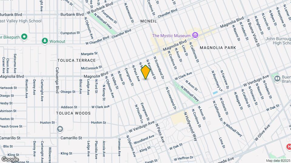 831 N Maple St Map and Location Details