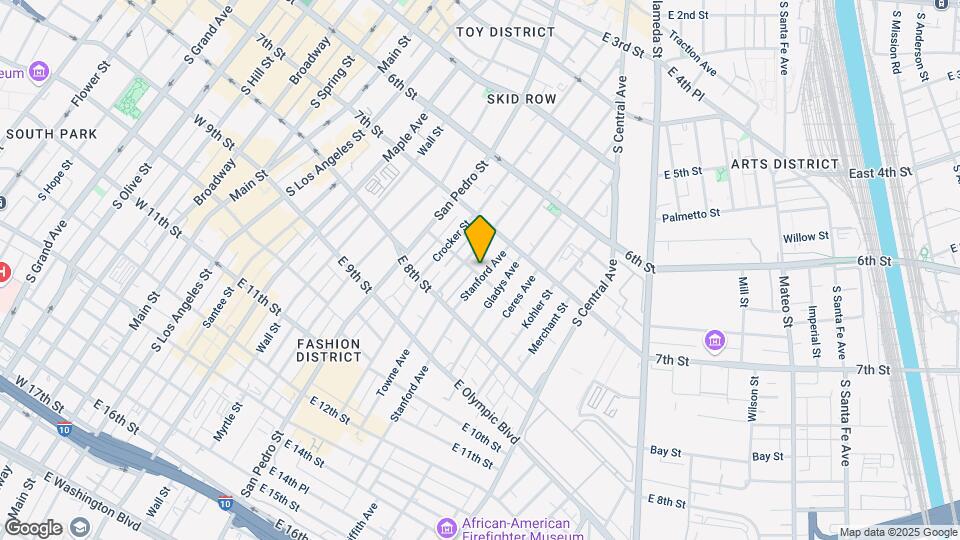 745 Stanford Ave Map and Location Details