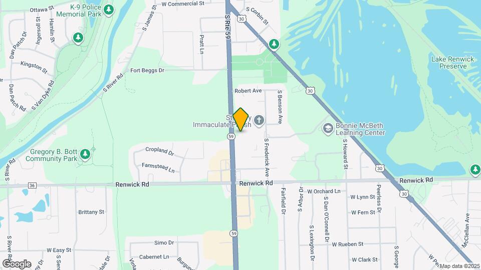 15707 S Rte 59 Map and Location Details