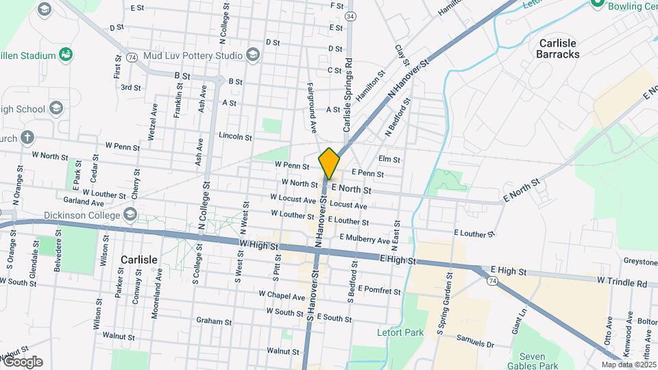 3 N East St Mapa y Detalles de la Ubicación