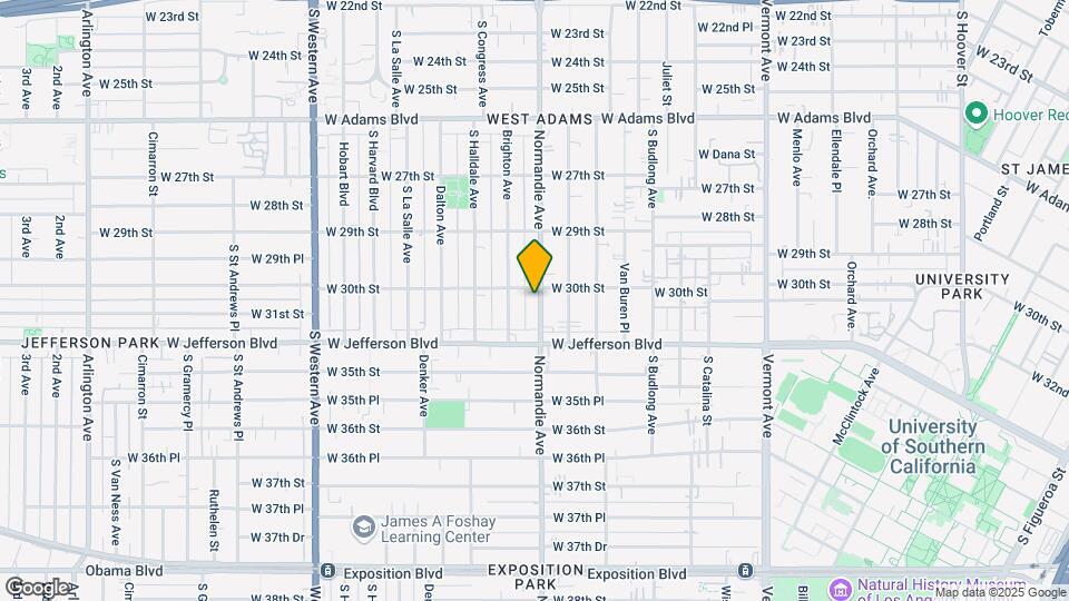 3015 S Normandie Ave Map and Location Details