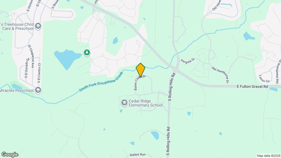 2004 Bates Creek Dr Map and Location Details