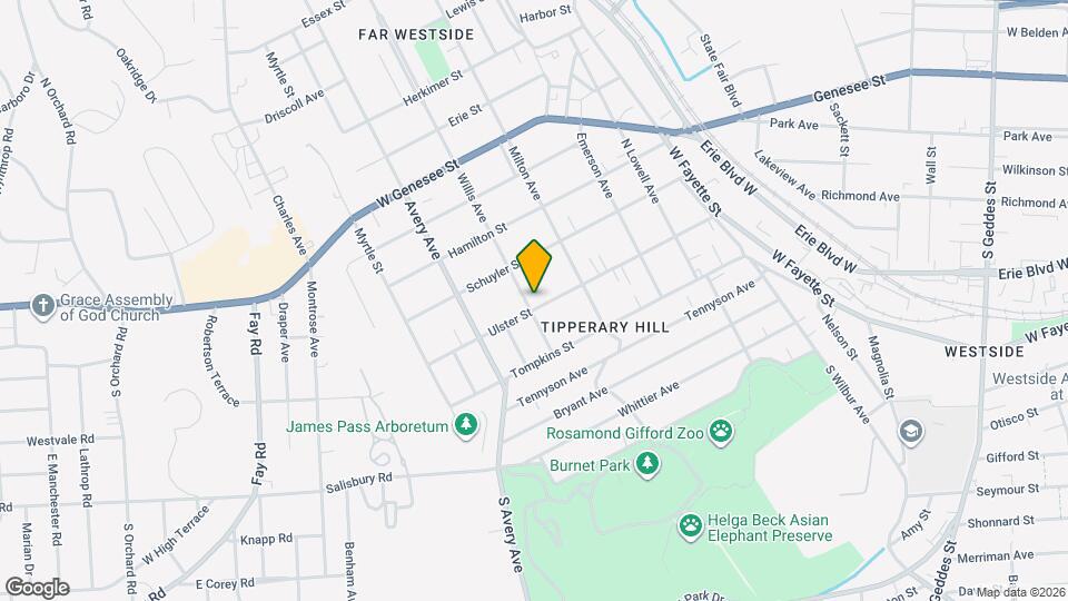 528 Ulster St, Unit 2 Map and Location Details