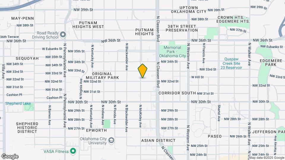 1445 NW 32nd St Map and Location Details