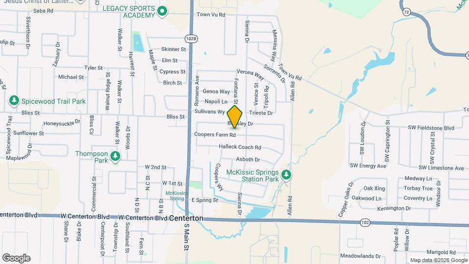 321 Coopers Farm Rd Map and Location Details