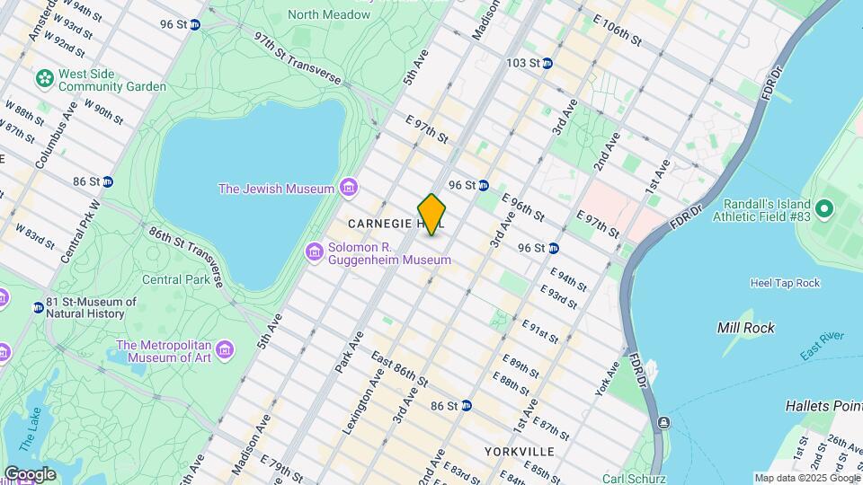 115 E 92nd St Map and Location Details