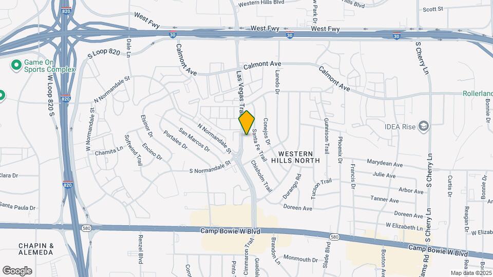 3009 Las Vegas Trl, Unit Unit D Map and Location Details