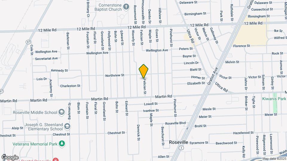 28219 Felician St Map and Location Details