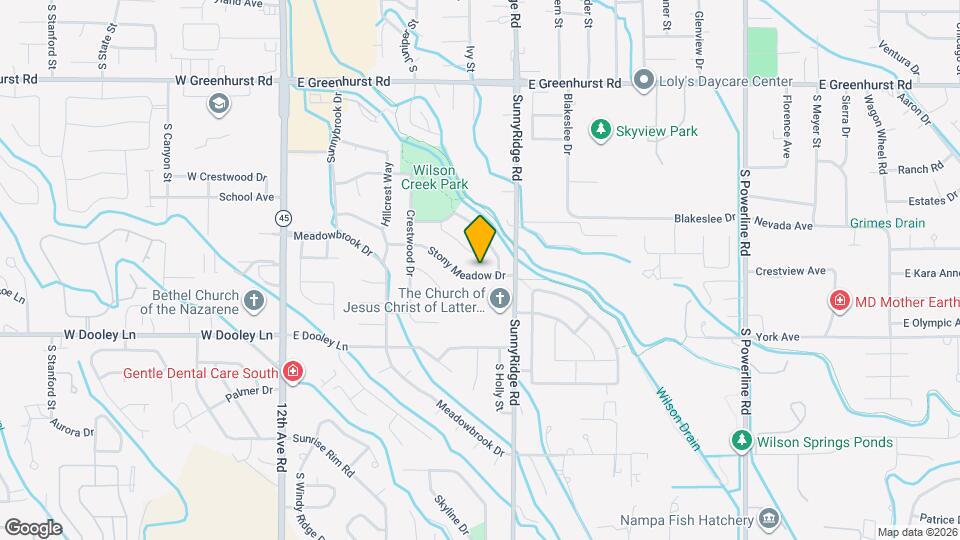 628 Stony Meadow Dr Map and Location Details