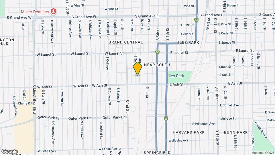 1912 S 2nd St Map and Location Details