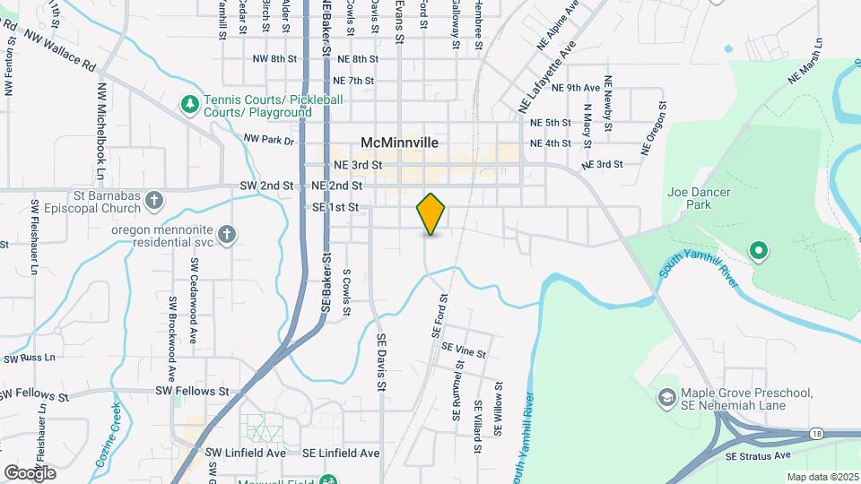 222 SE Ford St Map and Location Details