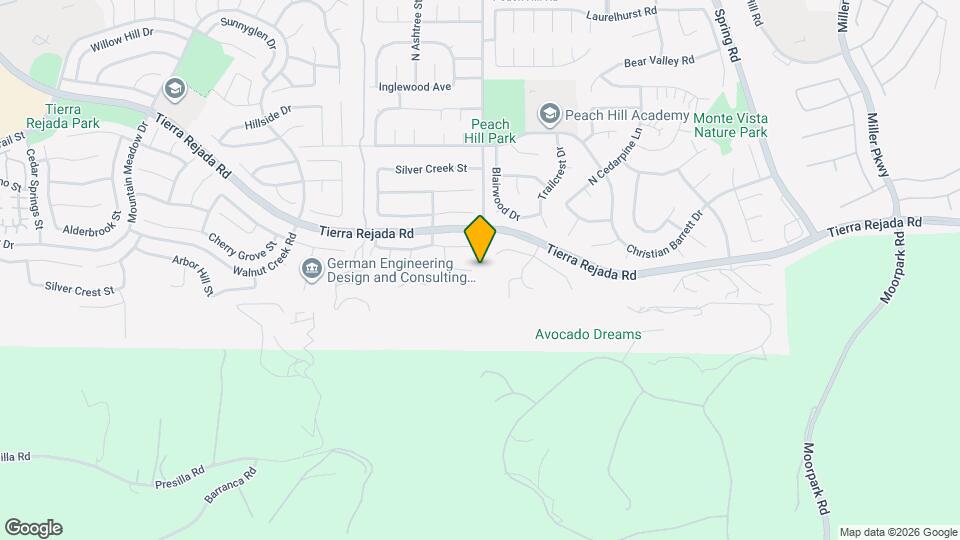 13165 Thomasville Ct Map and Location Details