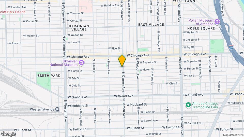 2000 W Huron St Map and Location Details