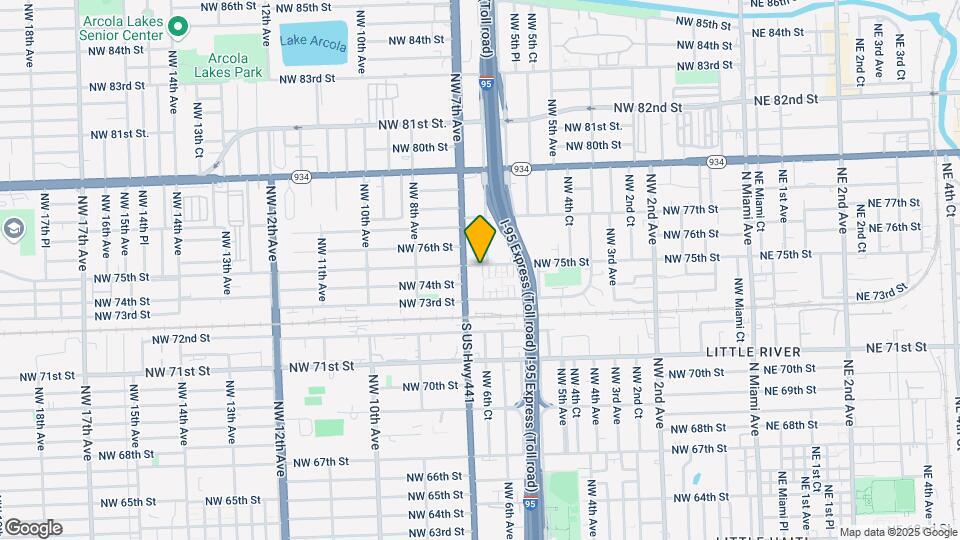 650 NW 75th St Map and Location Details