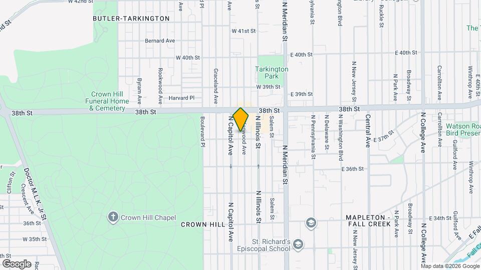 3706 N Kenwood Ave Map and Location Details