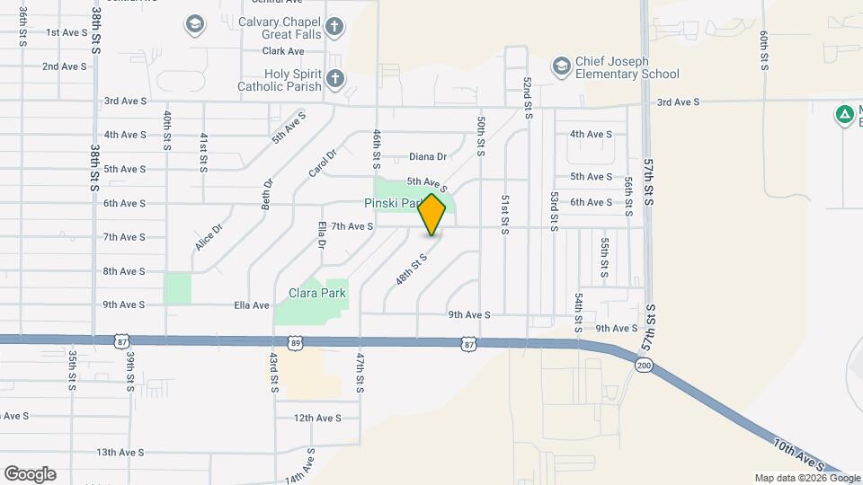 710 48th St S Map and Location Details