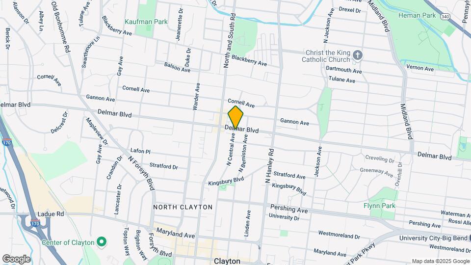7620 Delmar Blvd, Unit 7618 delmar Map and Location Details