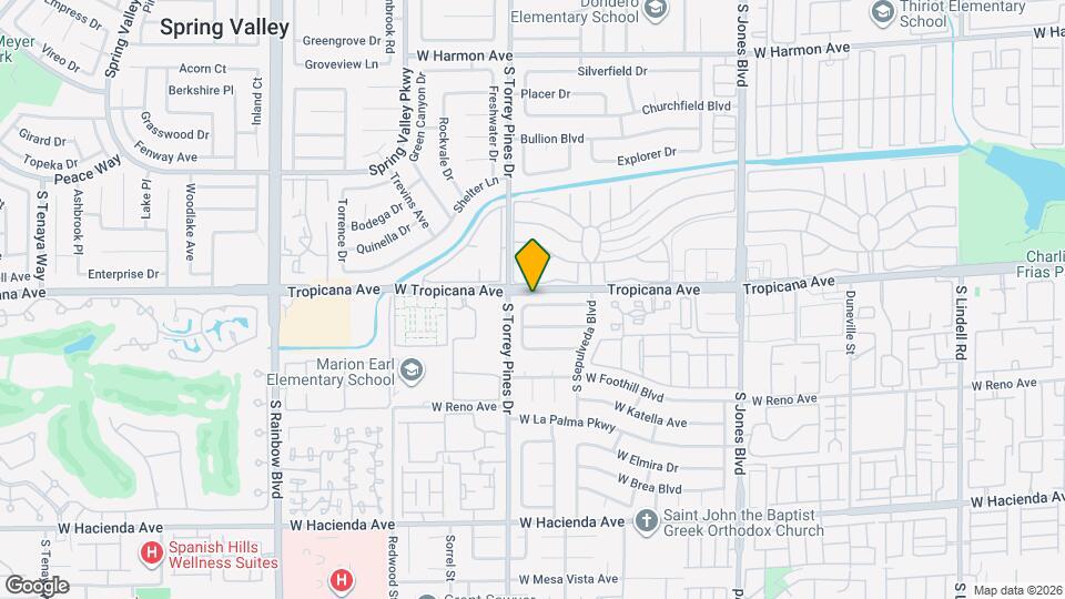 6456 W Alomar Ave Map and Location Details