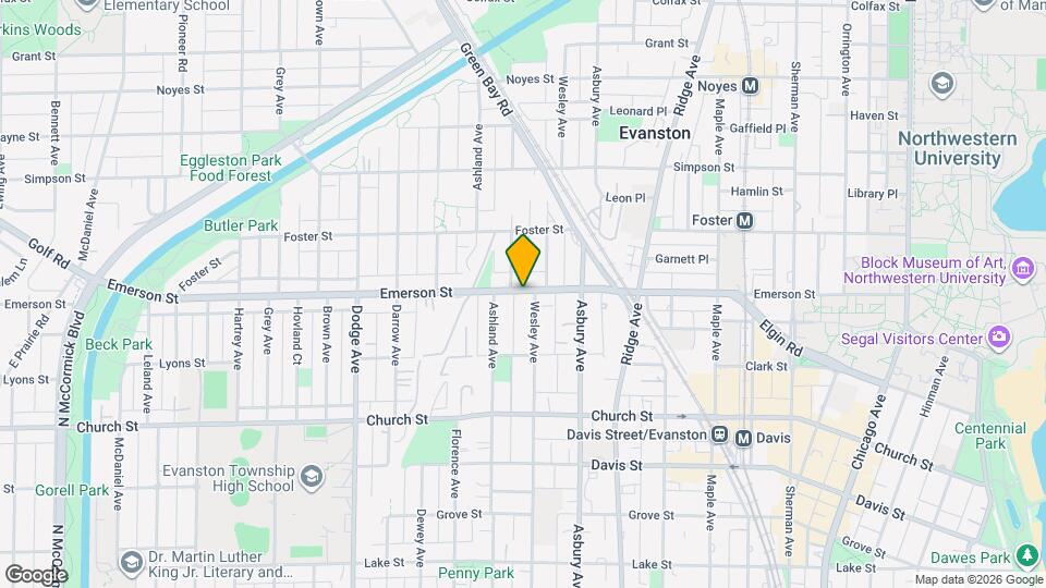 1846 Wesley Ave, Unit 2 Map and Location Details