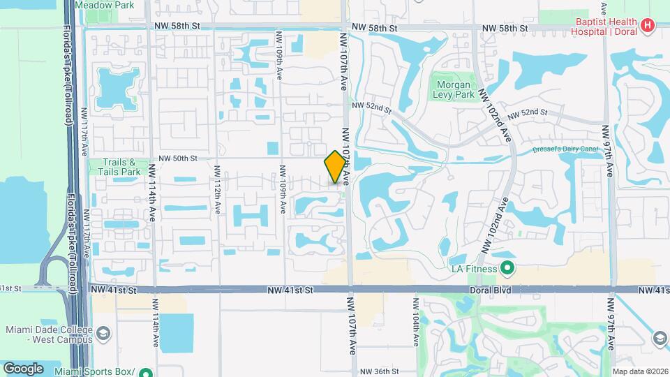 4832 NW 107th Pl Map and Location Details