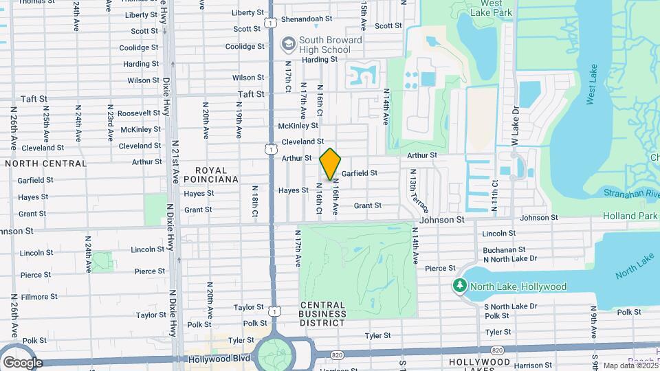 1607 Hayes St, Unit 3 Map and Location Details