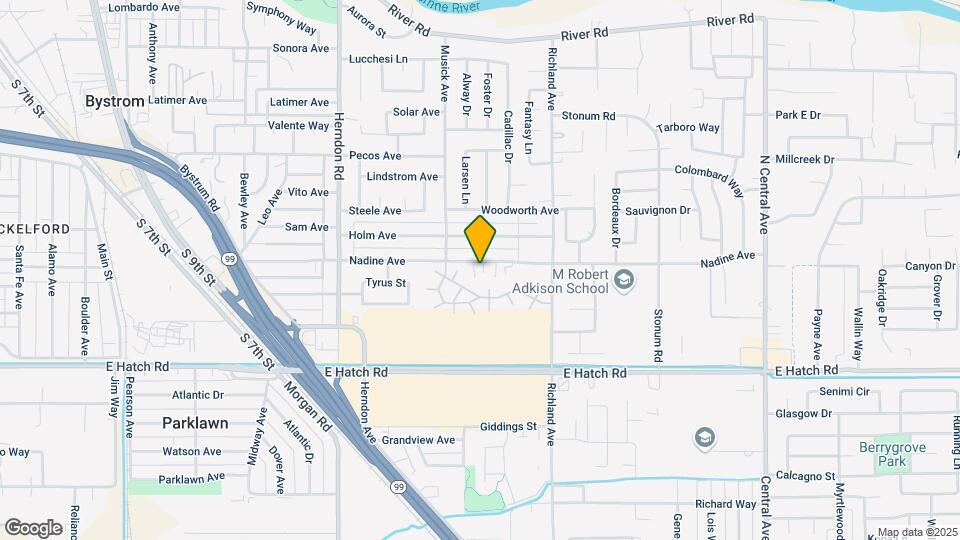 1530 Nadine Ave Map and Location Details