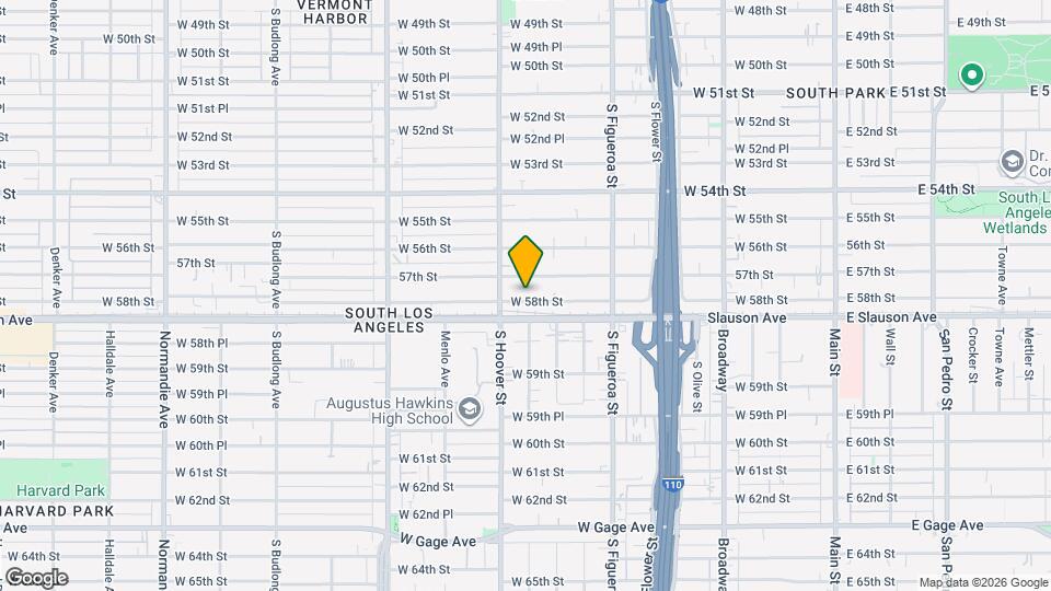 715 W 58th St Map and Location Details