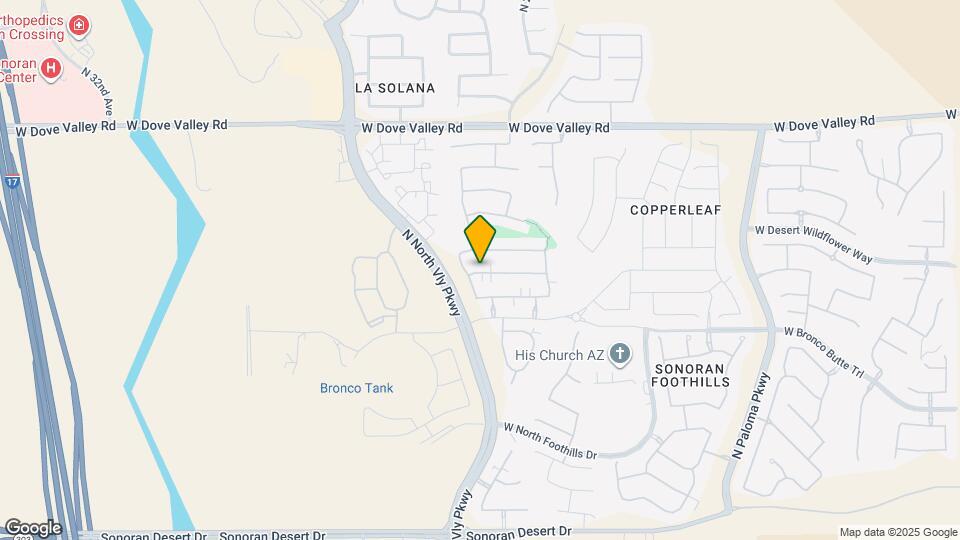 2420 W Dusty Wren Dr Map and Location Details