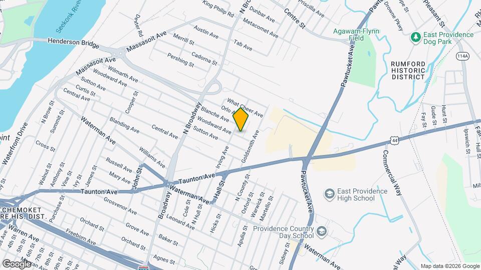 296 Woodward Ave, Unit Rear Map and Location Details