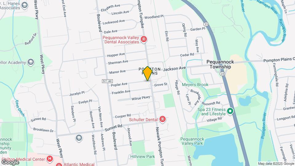 565 Newark Pompton Turnpike Mapa y Detalles de la Ubicación