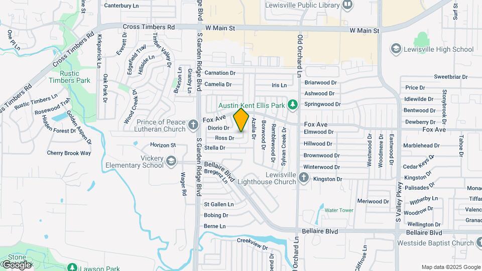 1401 Ross Dr Map and Location Details