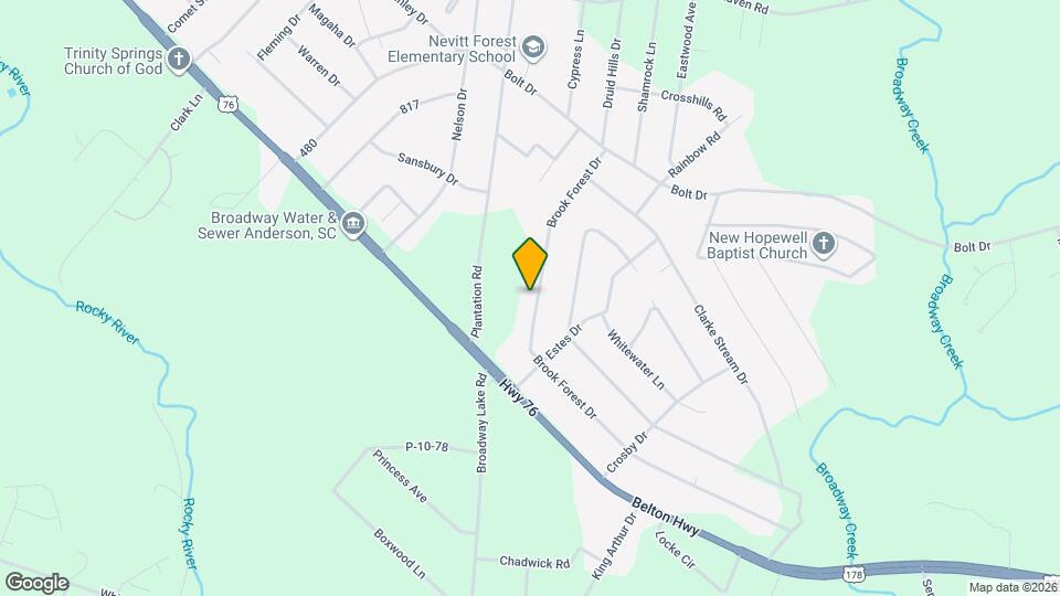 230 Brook Forest Dr Map and Location Details