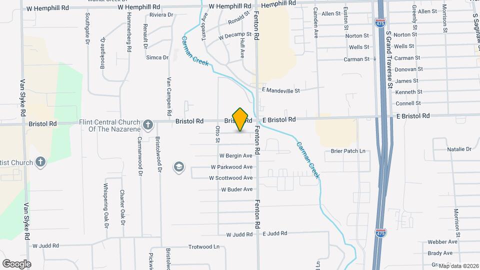 1039 W Whittemore Ave Map and Location Details