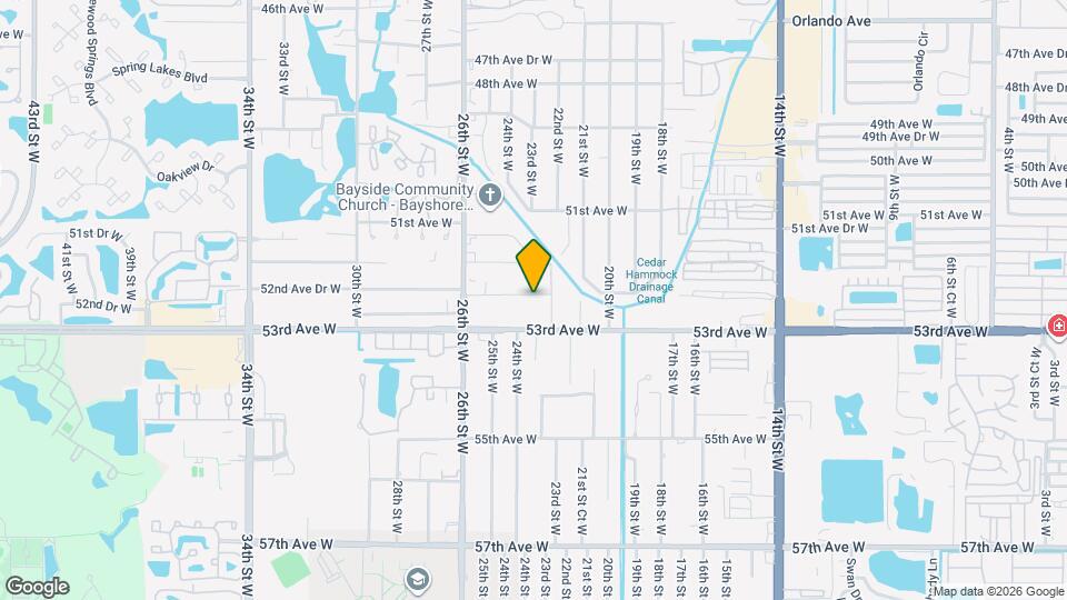 2308 52nd Ave Dr W, Unit B Mapa y Detalles de la Ubicación