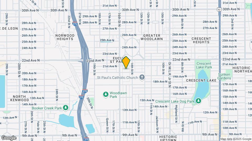 1501 20th Ave N Map and Location Details