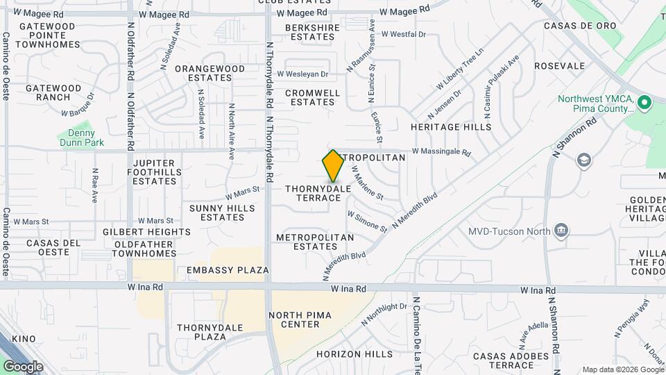 7490 N Thornwood Rd Map and Location Details