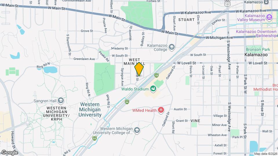 1312 W Michigan Ave Map and Location Details