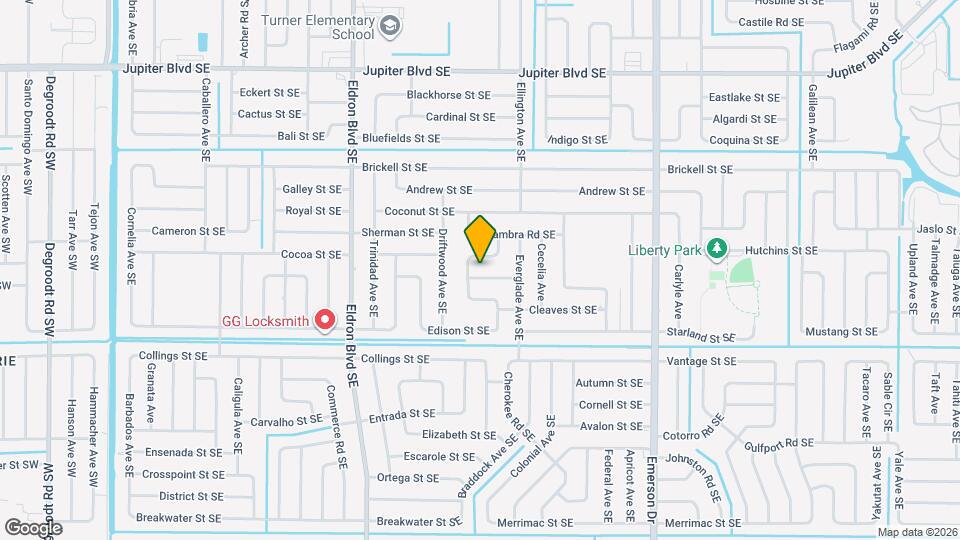 615 Chaloupe St SE Map and Location Details