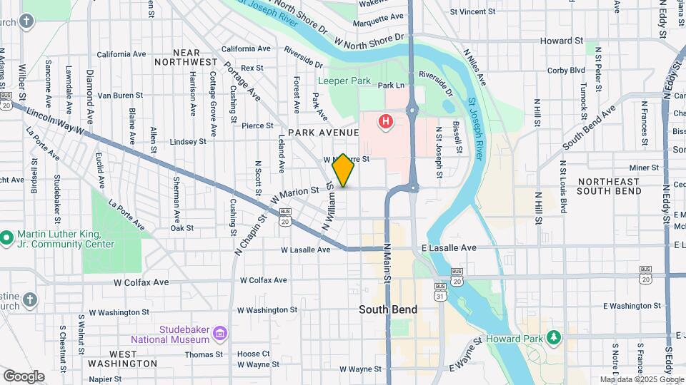 318 W Marion St, Unit 1st Floor Map and Location Details