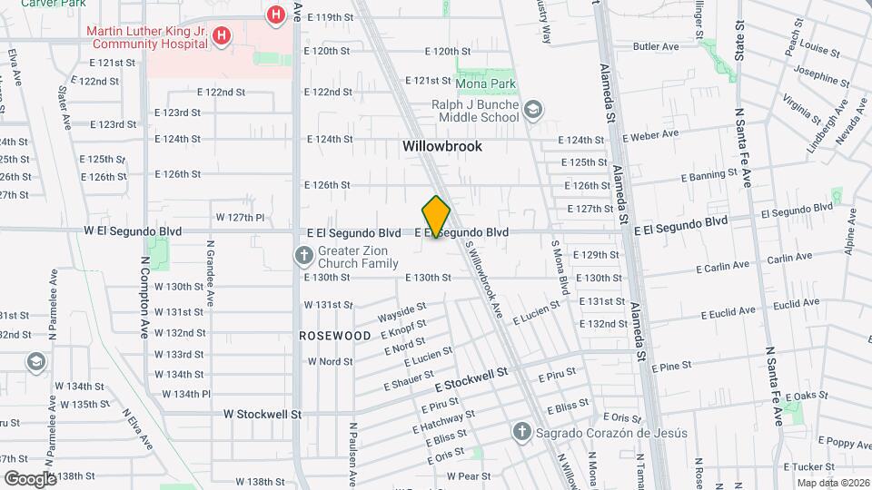 Segundo Terrace Compton Map and Location Details