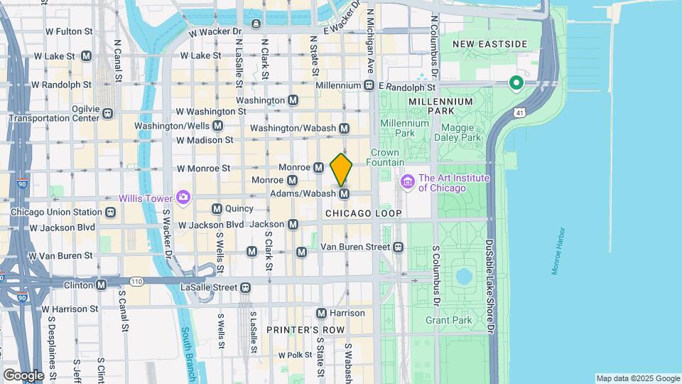 34 E Adams St Mapa y Detalles de la Ubicación