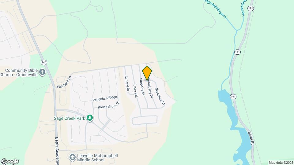 4119 Thimbleberry Dr Map and Location Details