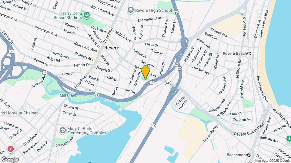 595 Revere Beach Pkwy Map and Location Details