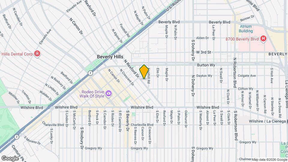248 N Rexford Dr, Unit #4 Mapa y Detalles de la Ubicación